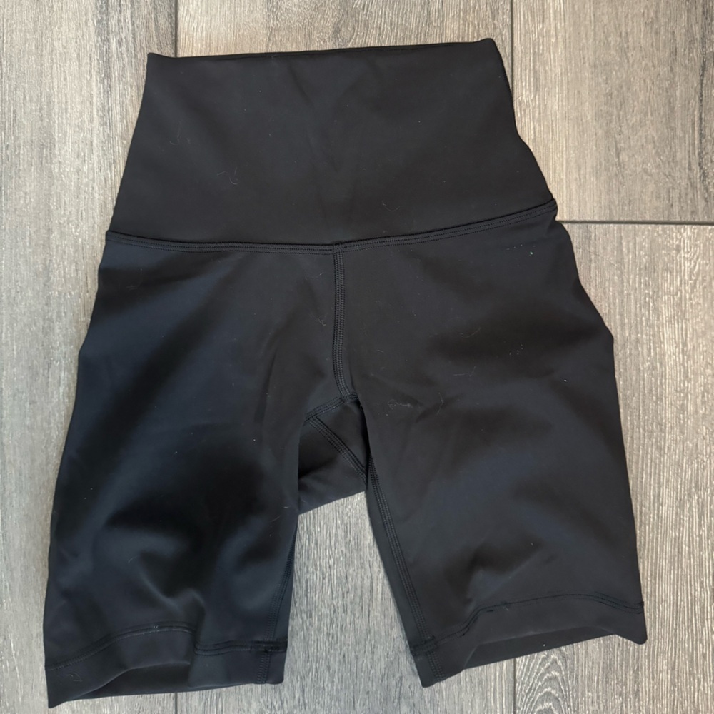 Lululemon Athletica Black High-Rise Performance Shorts
